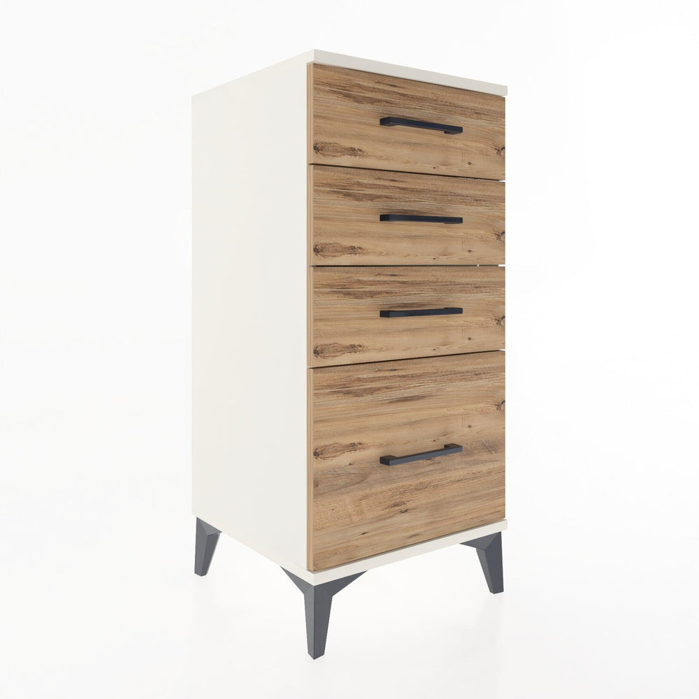 Woodntry Modular Nightstand Moonstone 44x44x84 cm Drawer C2-1