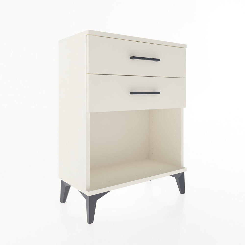 Woodntry Modüler Komodin Aytaşı 60x30x68 cm Çekmeceli ve Raflı CR2-1