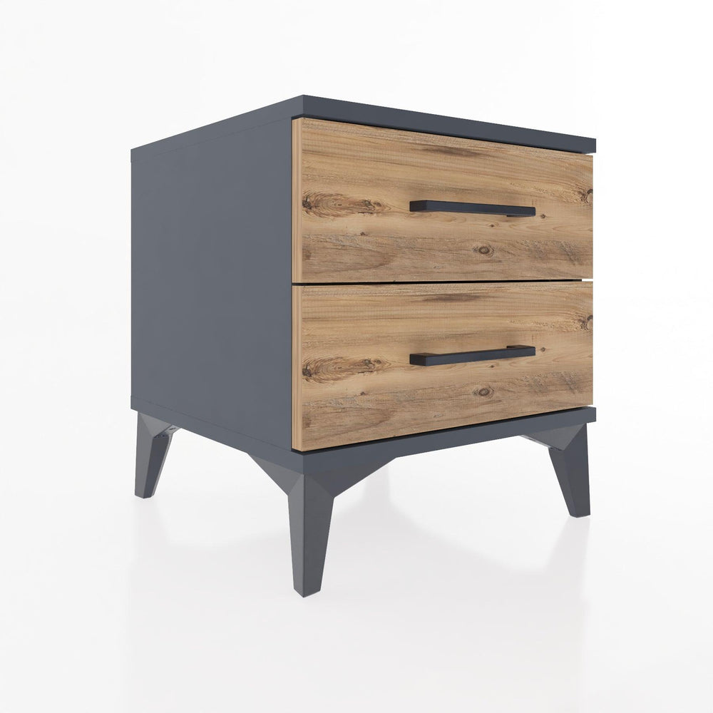 Woodntry Modular Nightstand Anthracite 44x44x36 cm Drawer C2-2