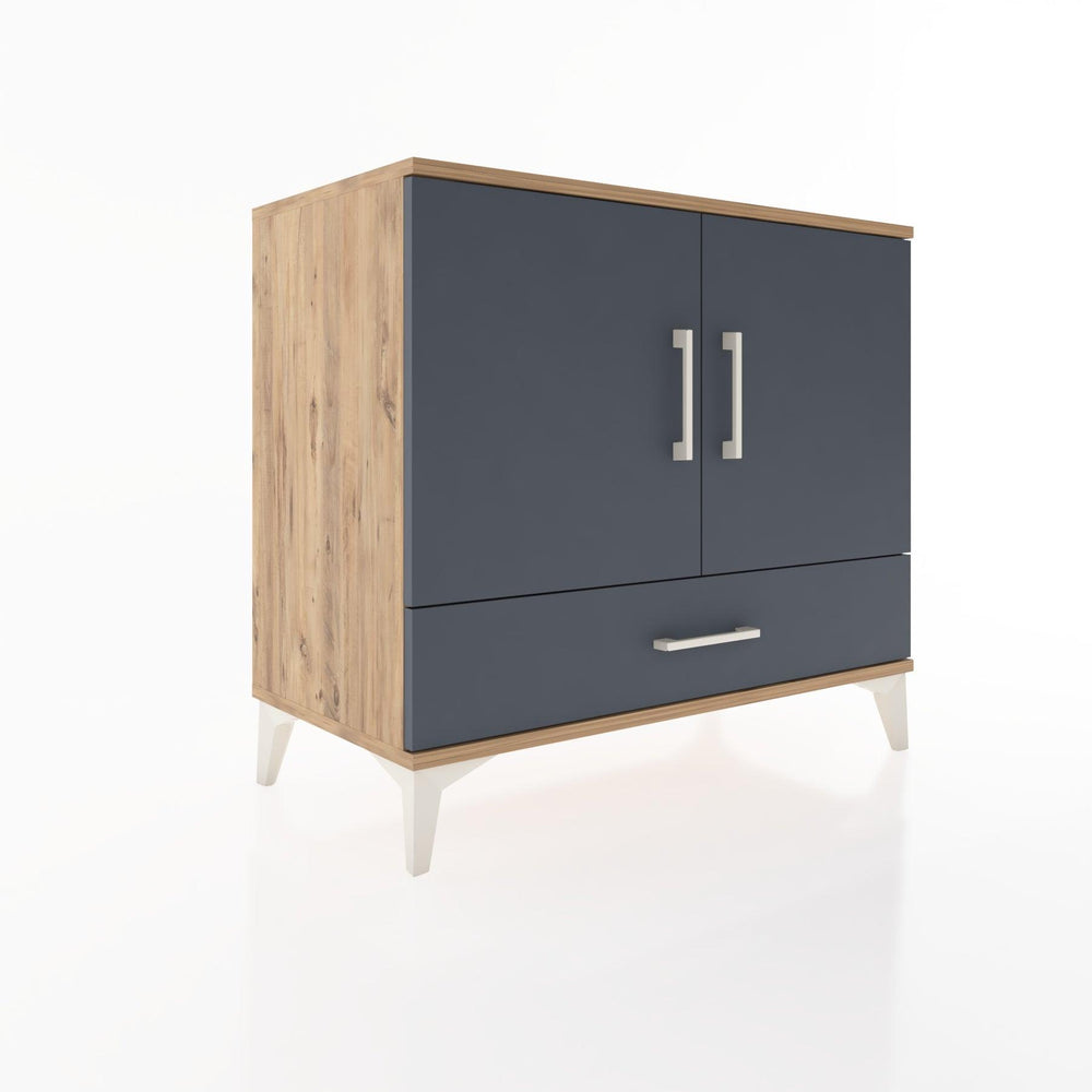 Woodntry Modüler Şifonyer Çam 88x44x68 cm Kapaklı ve Çekmeceli KC2-3