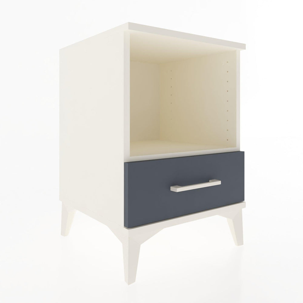 Woodntry Modular Nightstand Moonstone 44x44x52 cm with Drawer and Shelf CR3-1