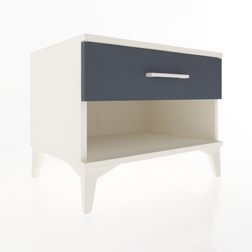 Woodntry Modular Nightstand Moonstone 60x44x68 cm with Drawer and Shelf CR3-1