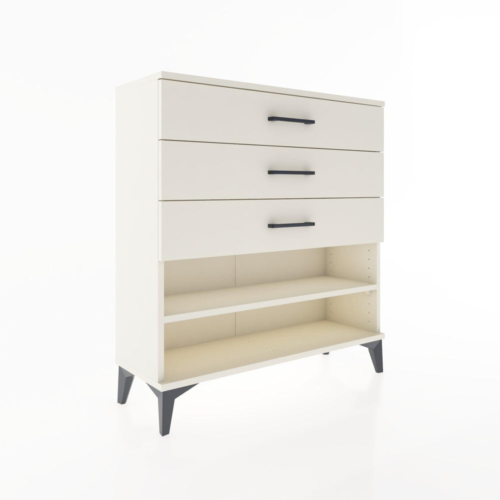 Woodntry Modular Dresser Moonstone 88x30x84 cm with Drawers and Shelves CR3-1 