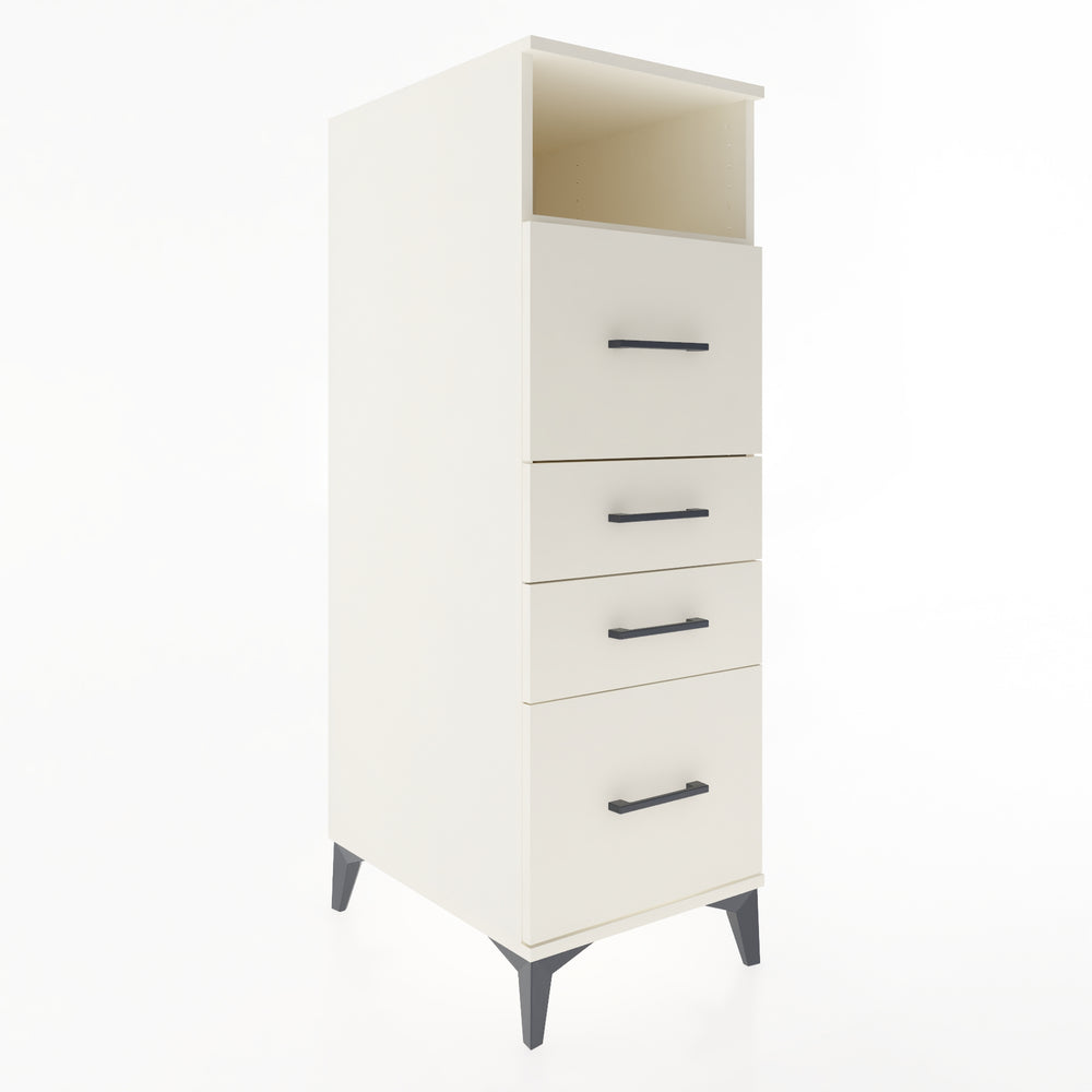Woodntry Modular Cabinet Moonstone 44x59x122 cm with Drawers and Shelves CR103-1