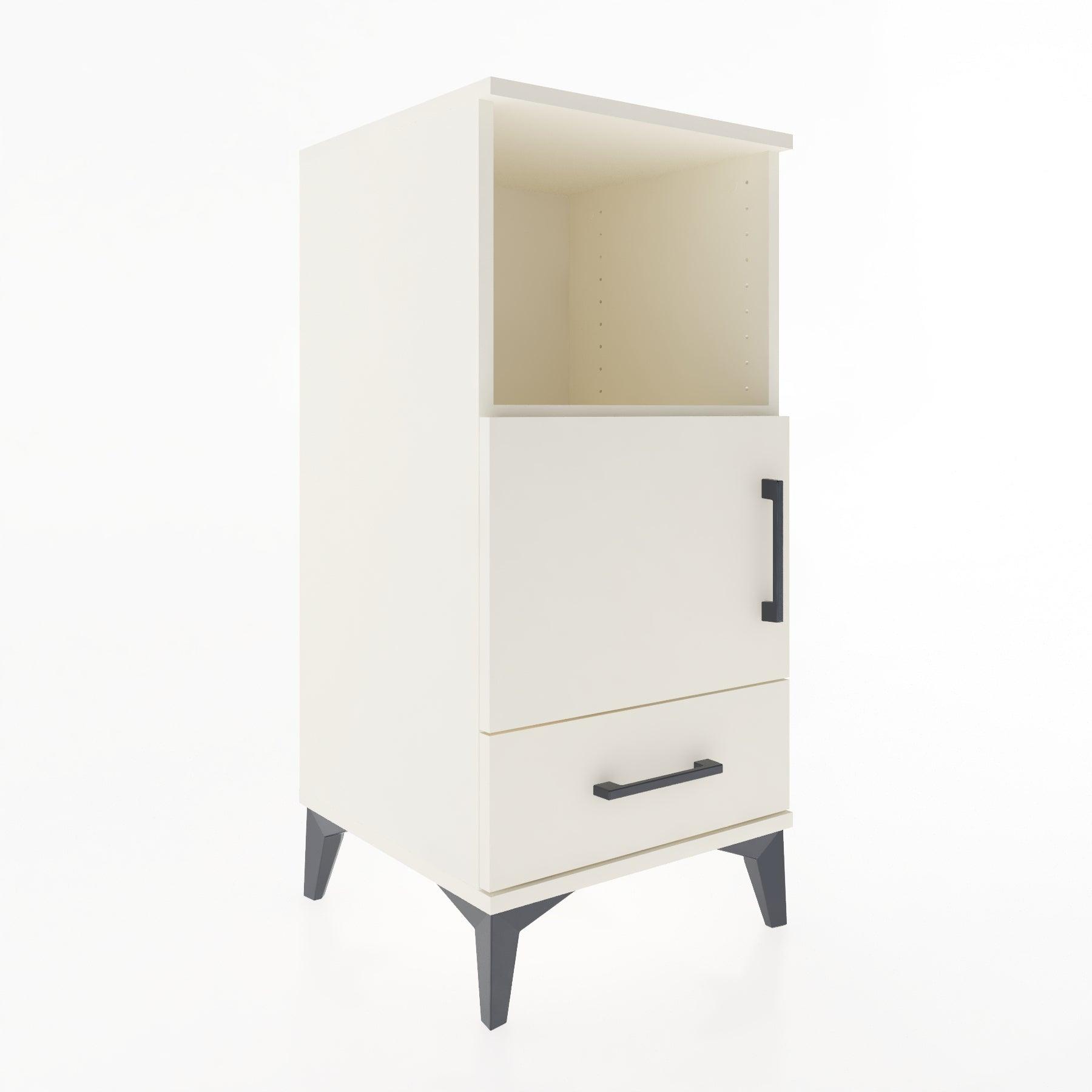 Woodntry Modular Nightstand Moonstone 44x44x84 cm Functional F47-1