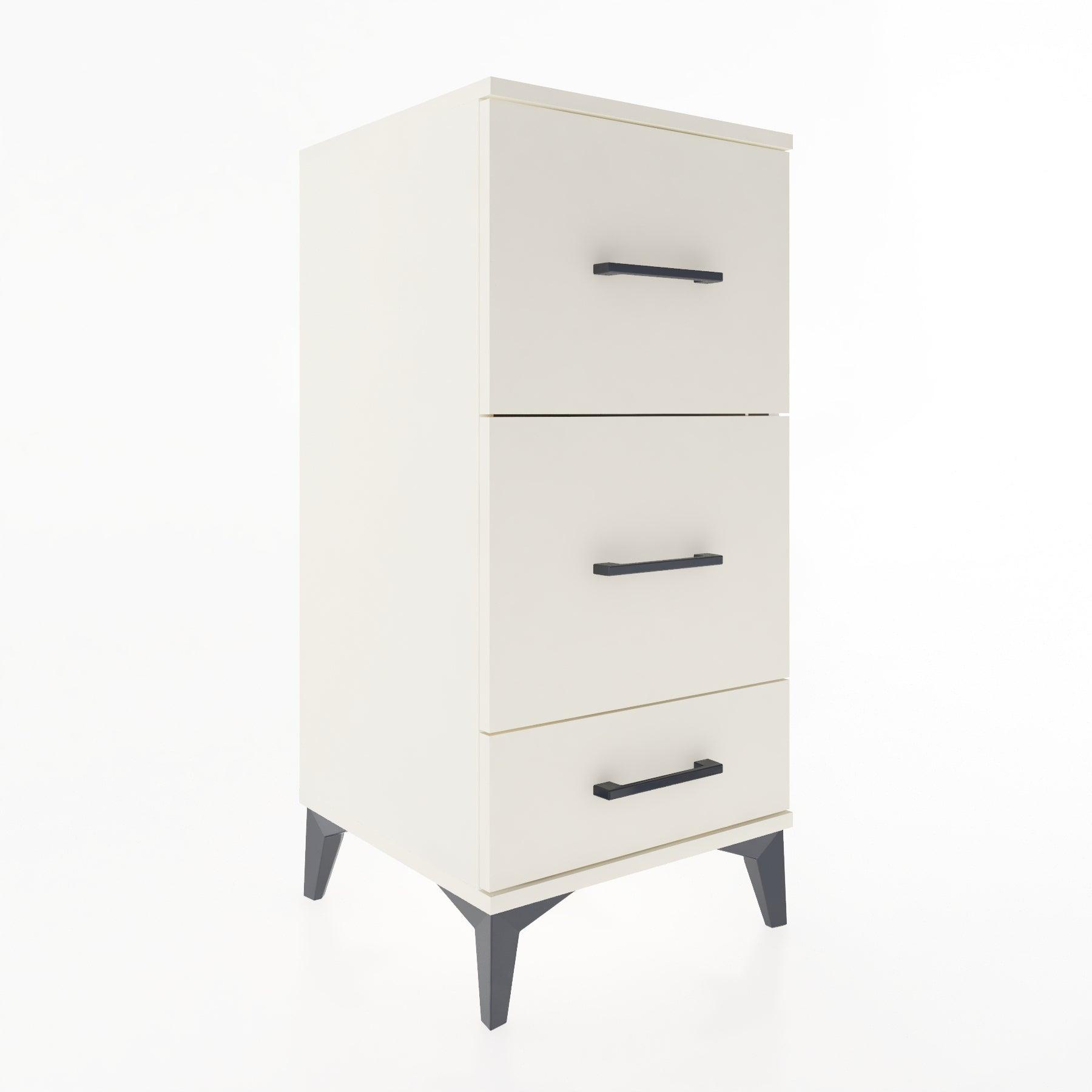 Woodntry Modular Nightstand Moonstone 44x44x84 cm Drawer C3-1