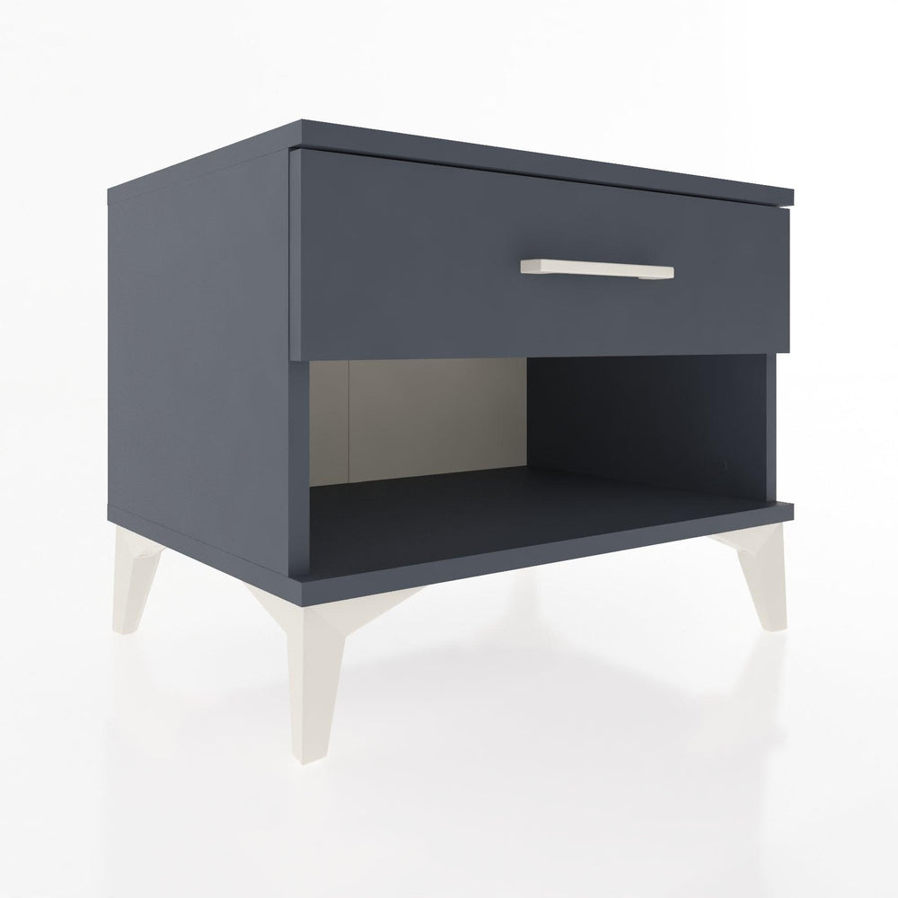 Woodntry Modüler Komodin Antrasit 60x44x68 cm Çekmeceli ve Raflı CR3-2