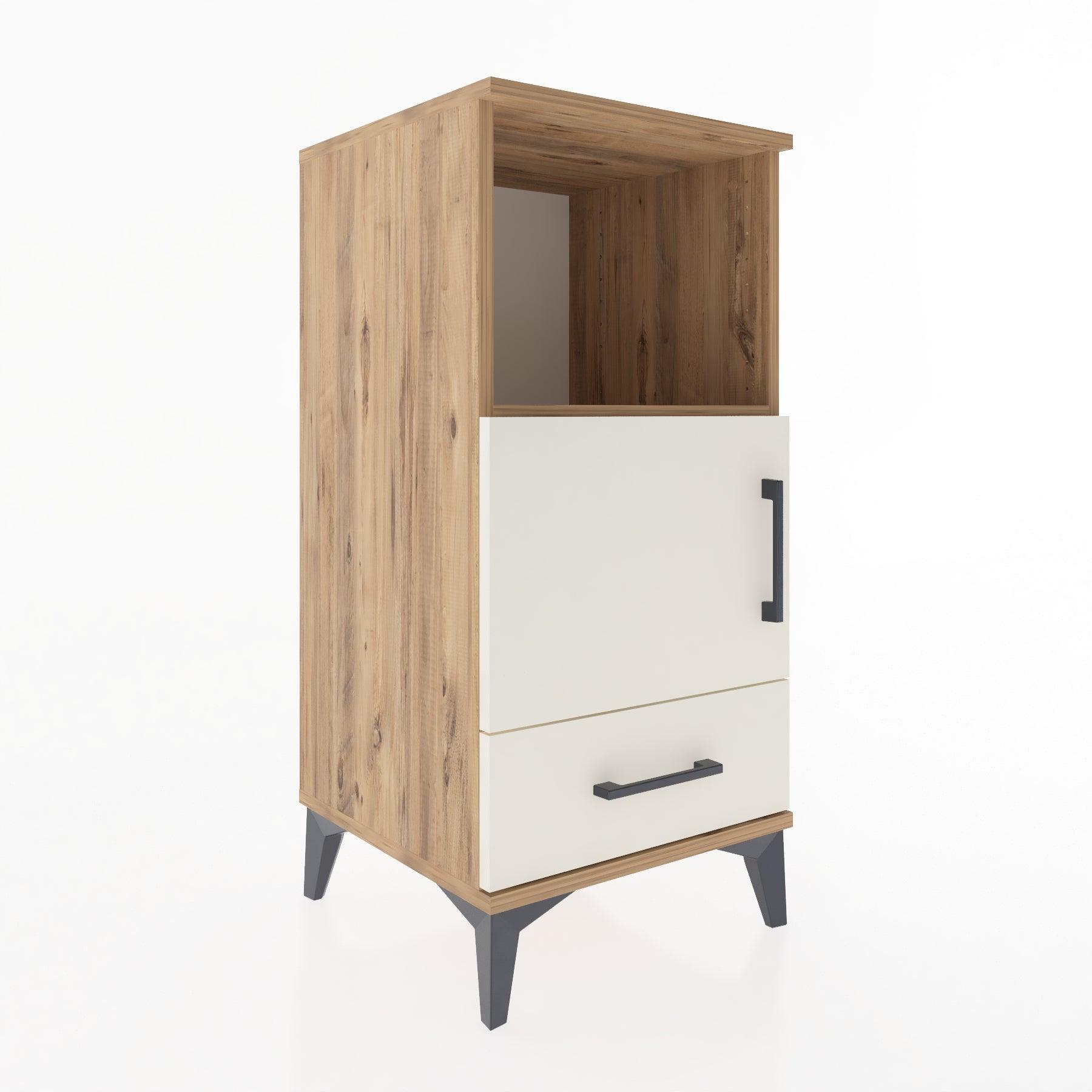 Woodntry Modular Nightstand Pine 44x44x84 cm Functional F47-3