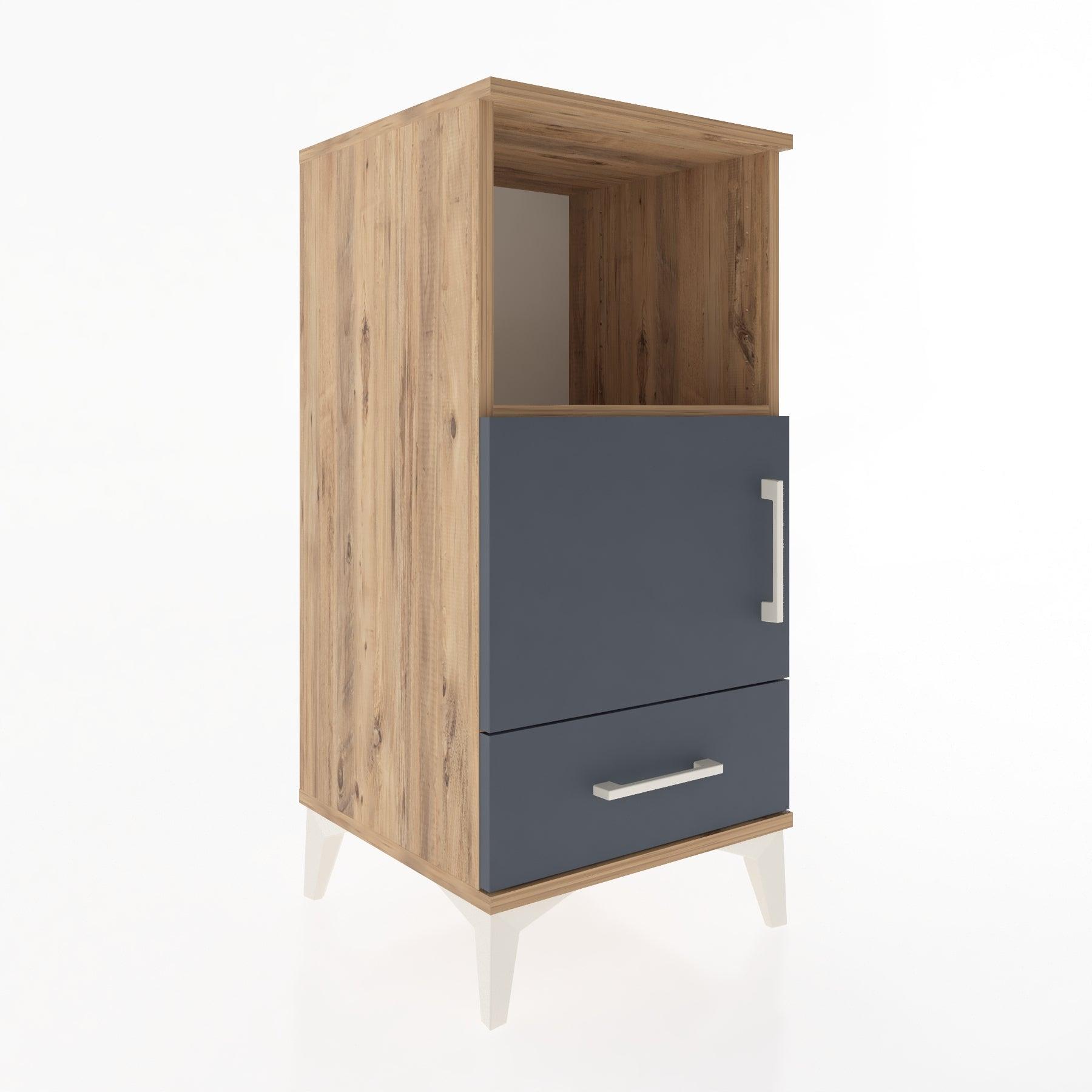 Woodntry Modular Nightstand Pine 44x44x84 cm Functional F47-3