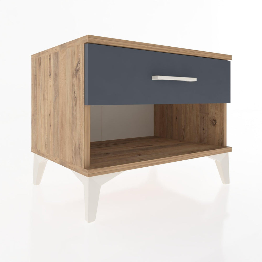 Woodntry Modular Nightstand Pine 60x44x68 cm with Drawers and Shelves CR3-3