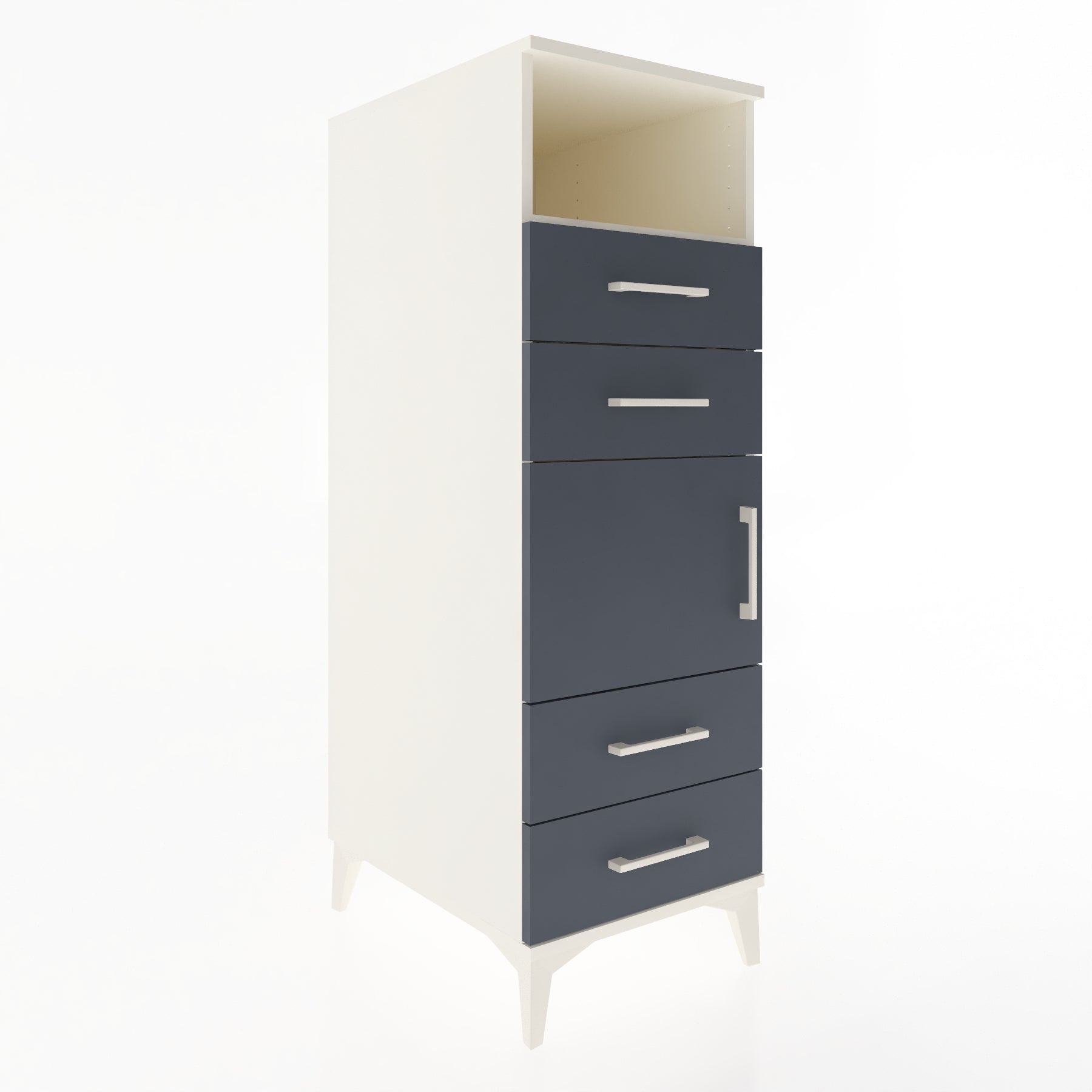 Woodntry Modular Cabinet Moonstone 44x59x122 cm Functional F54-1