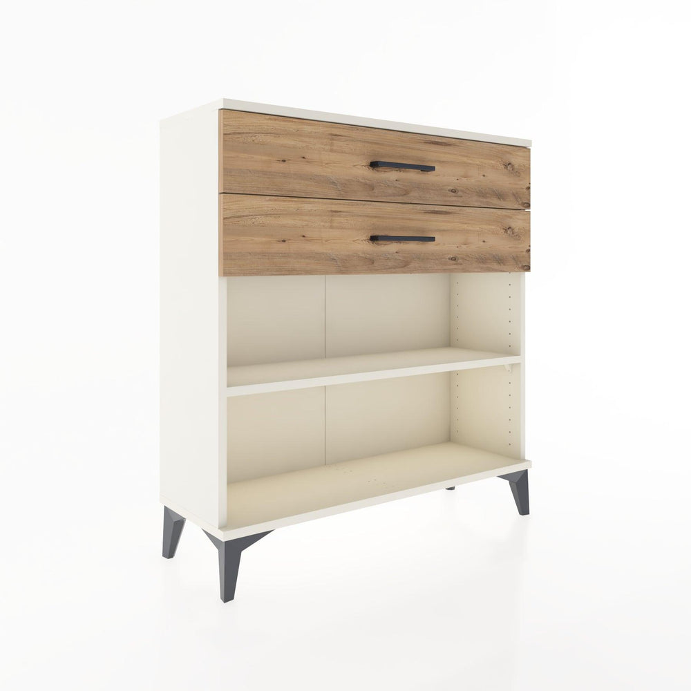 Woodntry Modular Dresser Moonstone 88x30x84 cm with Drawers and Shelves CR4-1