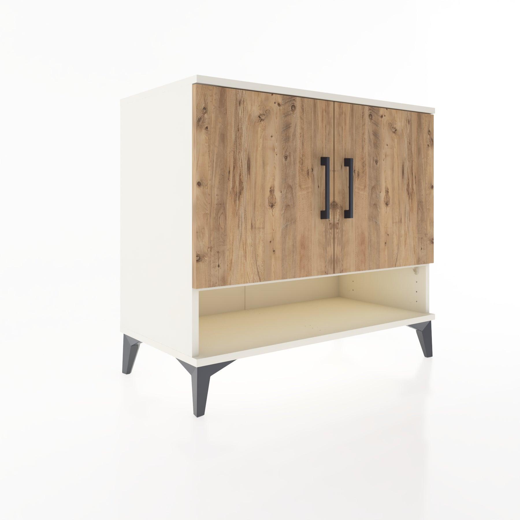 Woodntry Modüler Şifonyer Aytaşı 88x44x68 cm Kapaklı ve Raflı KR4-1