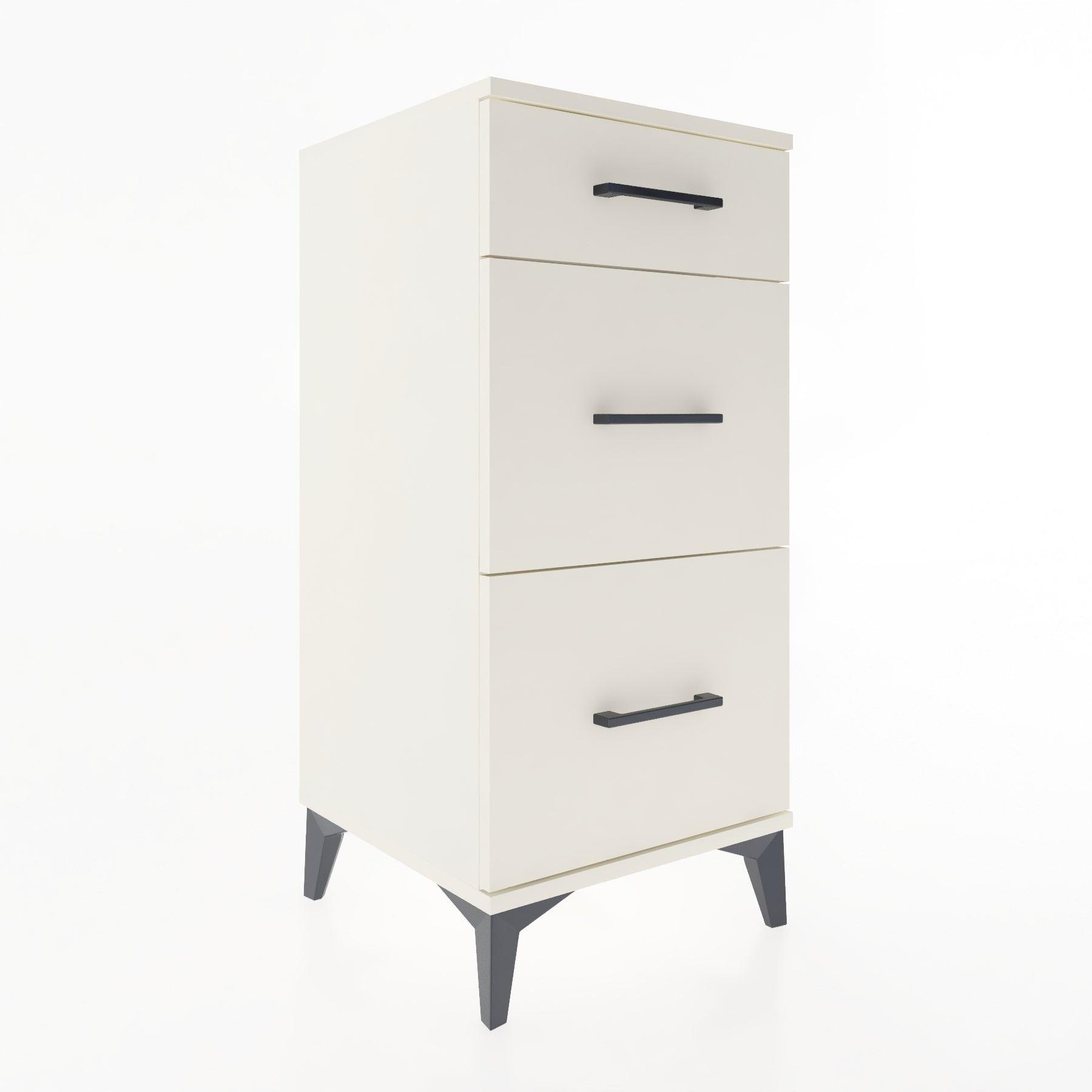 Woodntry Modular Nightstand Moonstone 44x44x84 cm Drawer C4-1