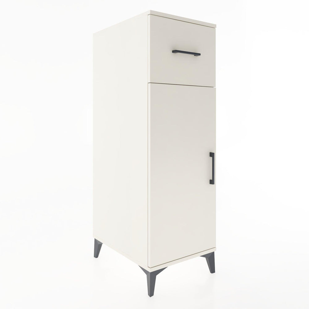Woodntry Modular Cabinet Moonstone 44x30x122 cm with Doors and Drawers KC4-1