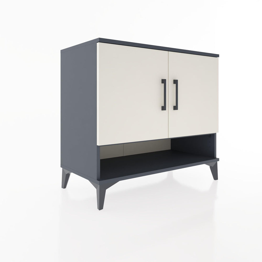 Woodntry Modular Dresser Anthracite 88x44x68 cm with Cover and Shelf KR4-2