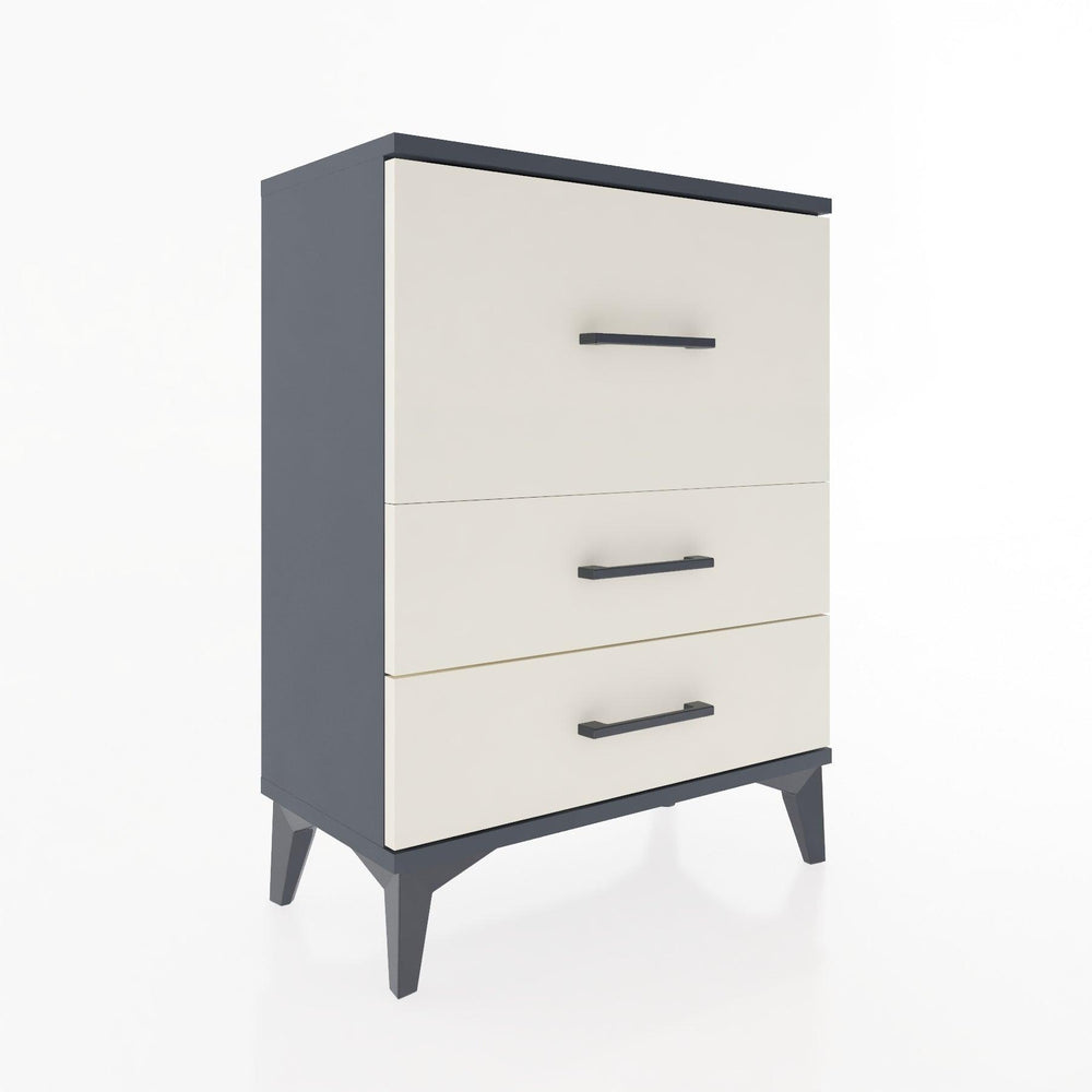 Woodntry Modular Nightstand Anthracite 60x30x68 cm Drawer C4-2