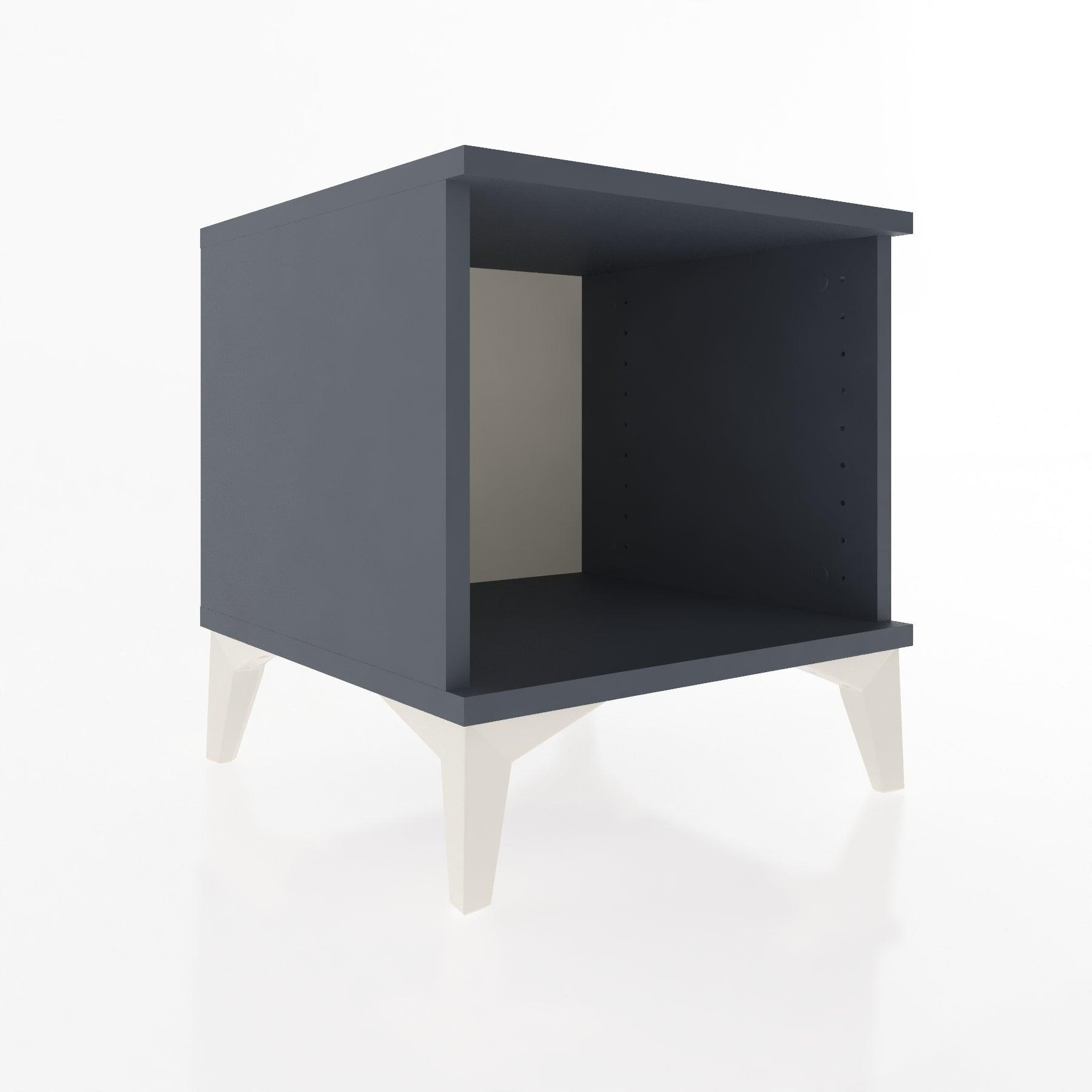 Woodntry Modular Nightstand Anthracite 44x44x36 cm Shelf R4-2