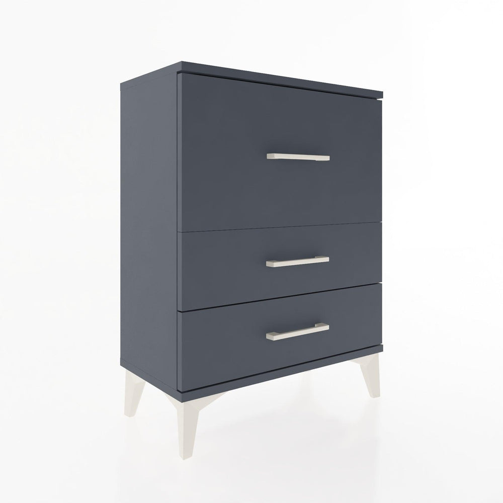 Woodntry Modular Nightstand Anthracite 60x30x68 cm Drawer C4-2