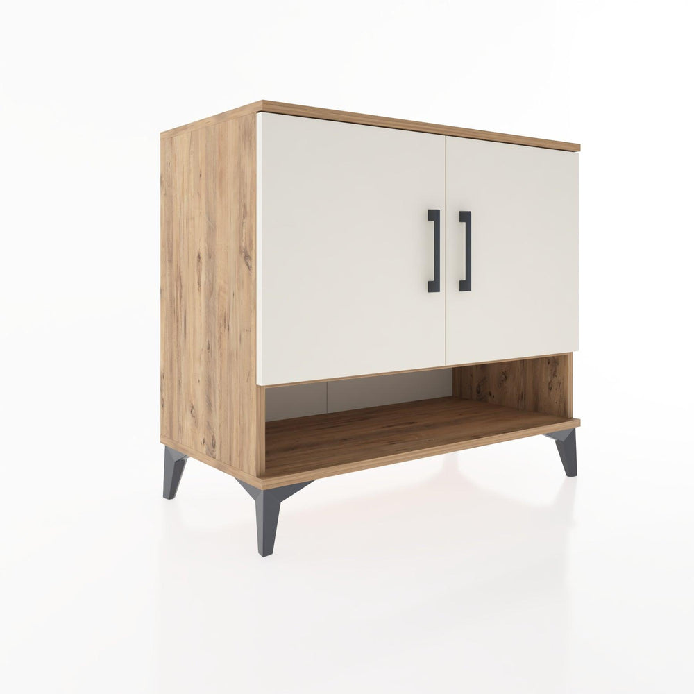 Woodntry Modüler Şifonyer Çam 88x44x68 cm Kapaklı ve Raflı KR4-3