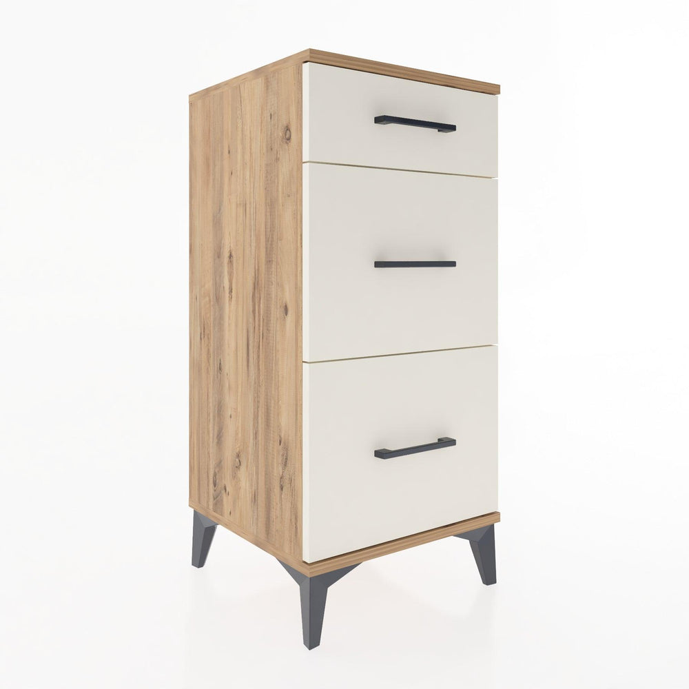 Woodntry Modular Nightstand Pine 44x44x84 cm Drawer C4-3
