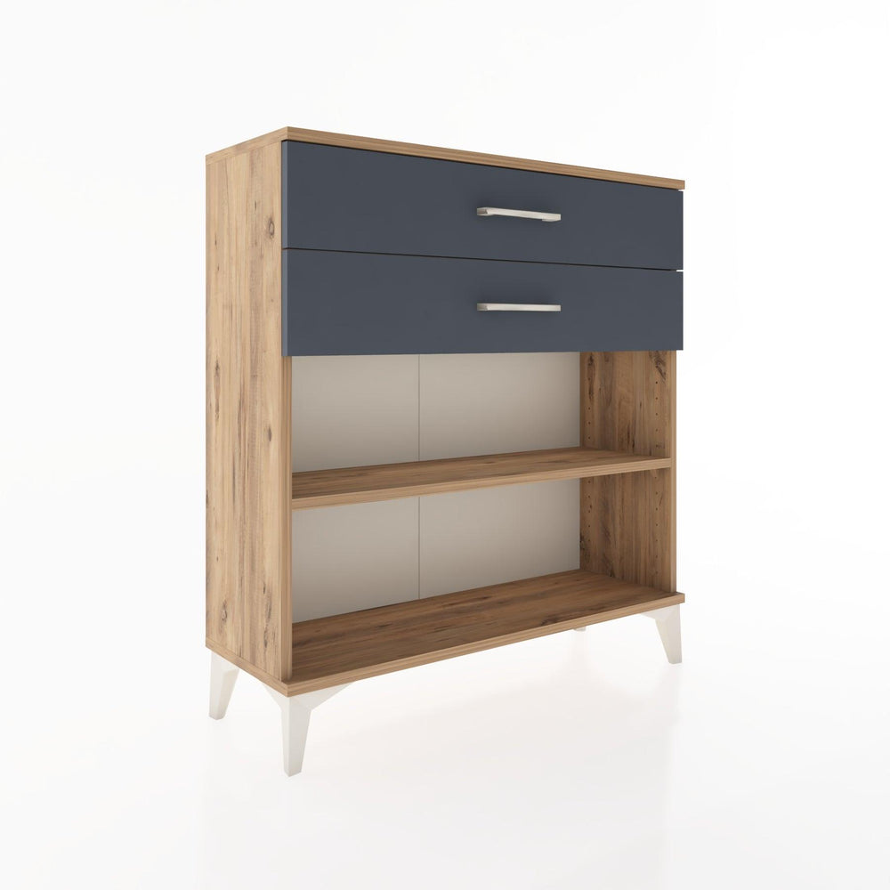 Woodntry Modular Dresser Pine 88x30x84 cm with Drawers and Shelves CR4-3