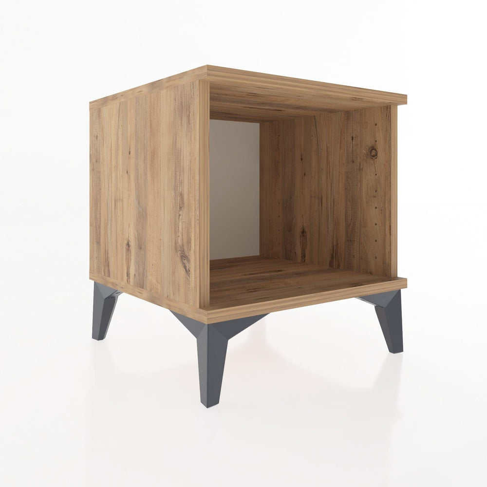 Woodntry Modular Nightstand Pine 44x44x36 cm Shelf R4-3