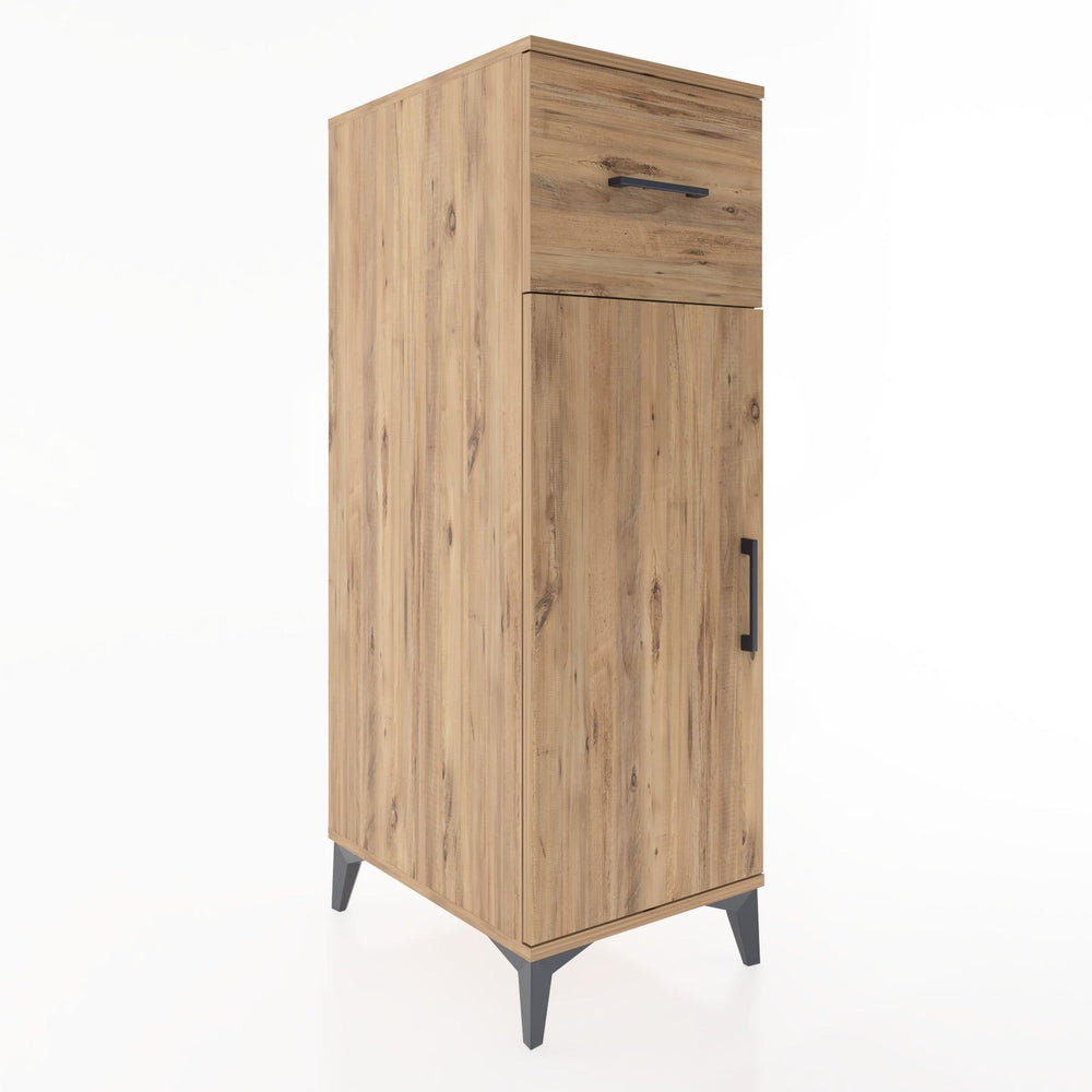 Woodntry Modular Cabinet Pine 44x30x122 cm with Doors and Drawers KC4-3