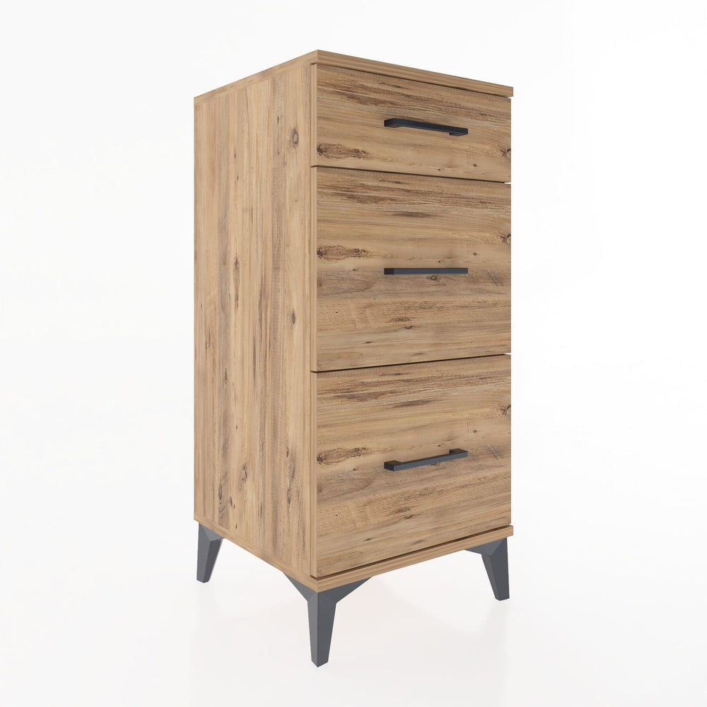 Woodntry Modular Nightstand Pine 44x44x84 cm Drawer C4-3