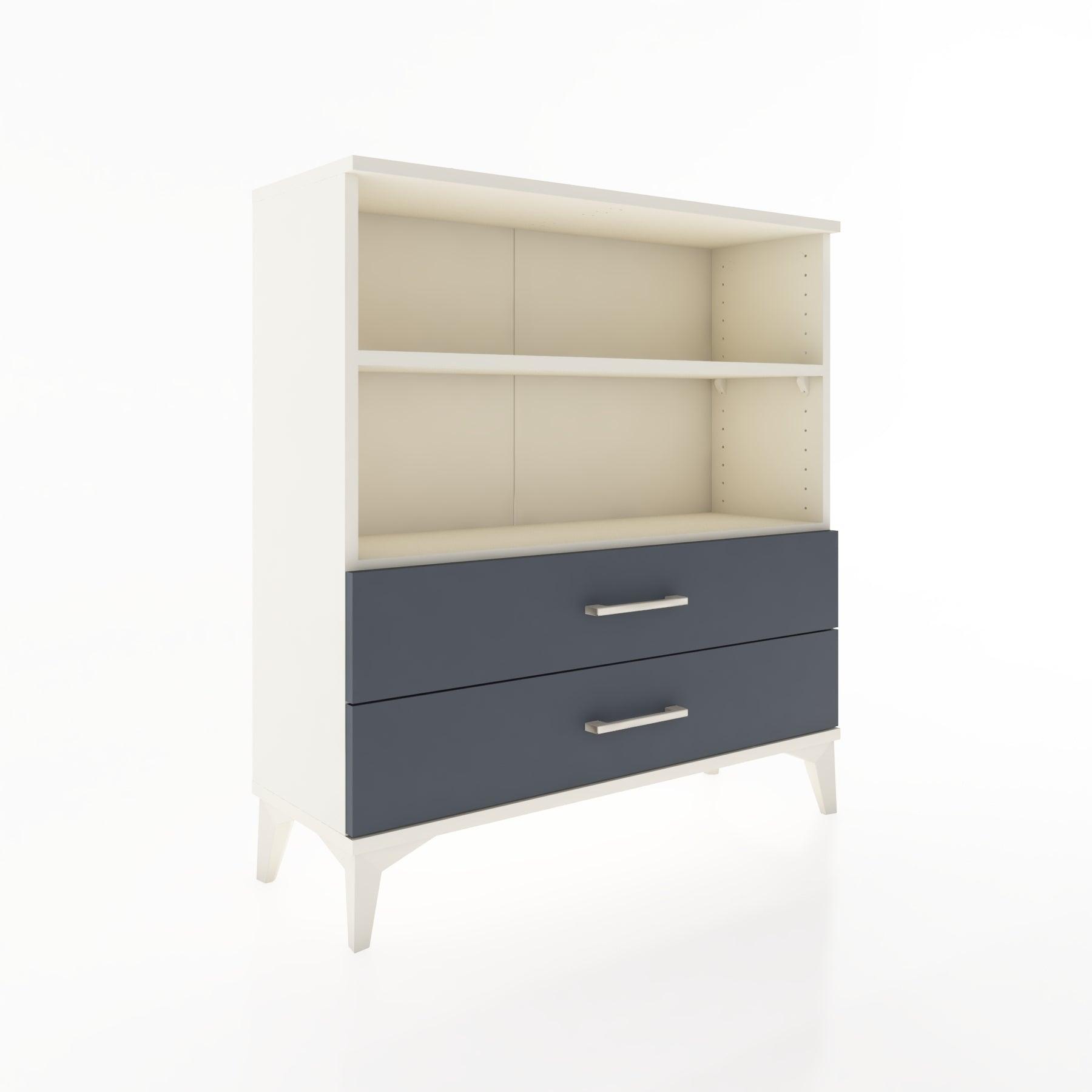 Woodntry Modular Dresser Moonstone 88x30x84 cm with Drawers and Shelves CR5-1