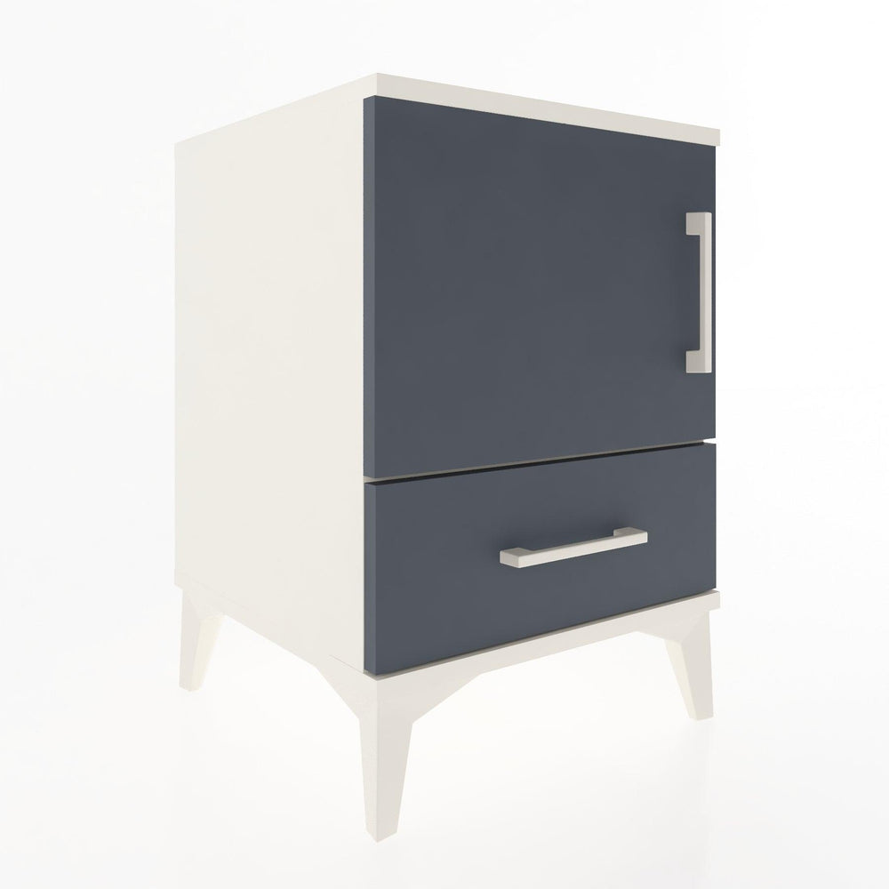 Woodntry Modular Nightstand Moonstone 44x44x52 cm with Cover and Drawer KC5-1