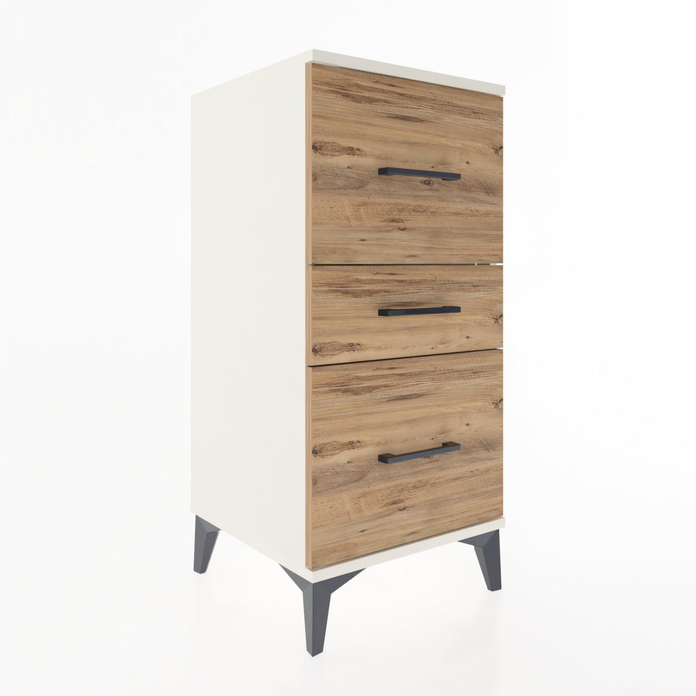 Woodntry Modular Nightstand Moonstone 44x44x84 cm Drawer C5-1