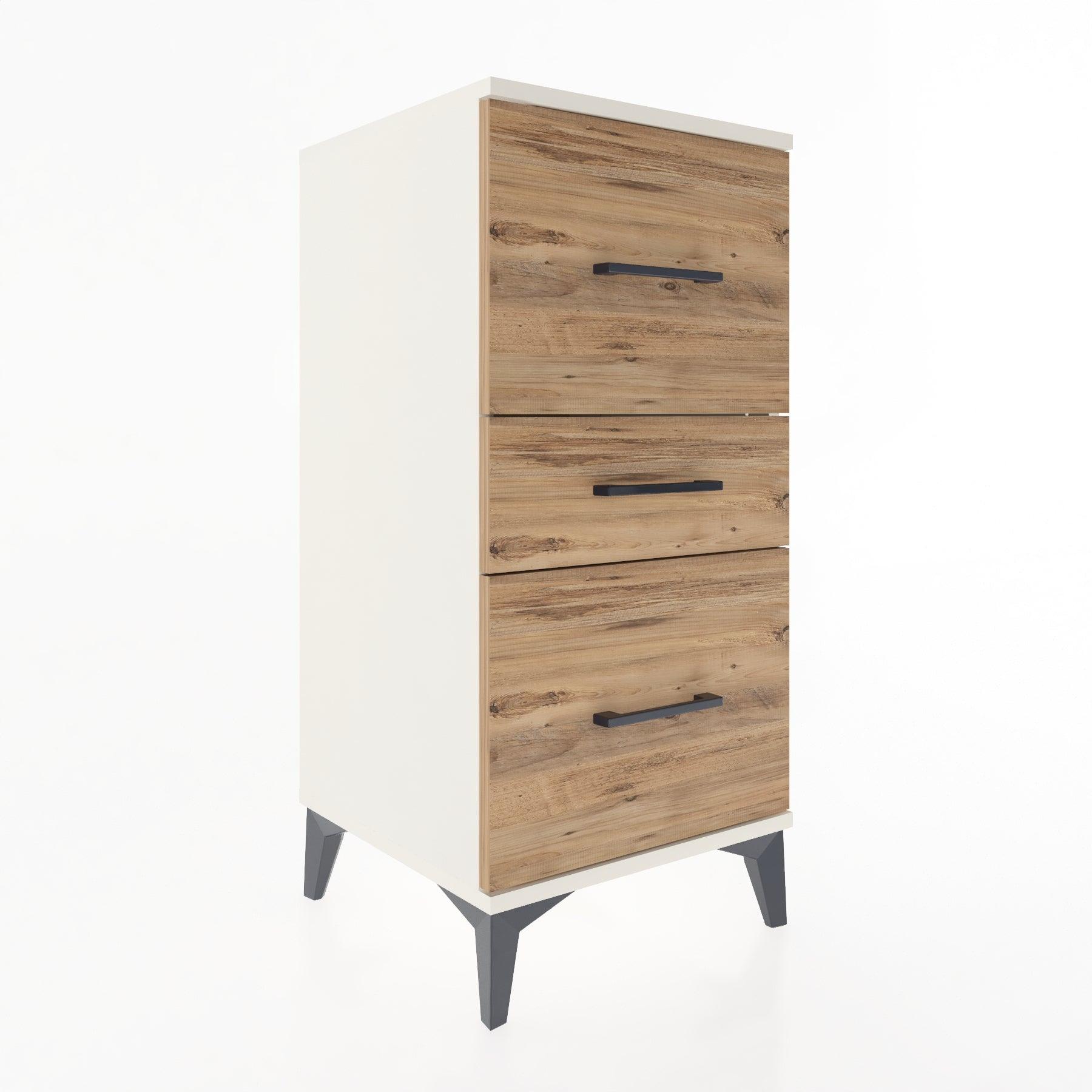 Woodntry Modular Nightstand Moonstone 44x44x84 cm Drawer C5-1
