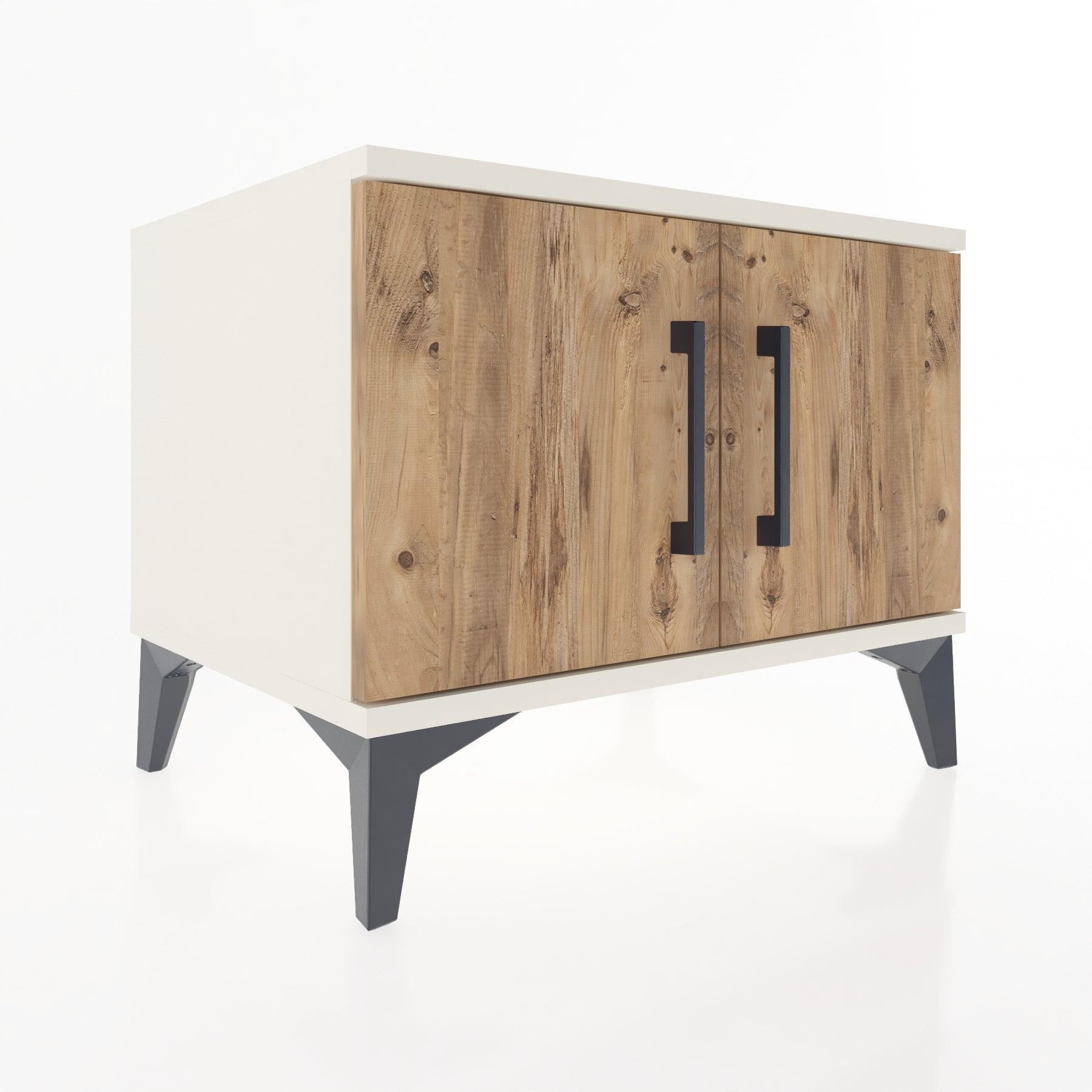 Woodntry Modular Nightstand Moonstone 60x44x68 cm with Lid K5-1