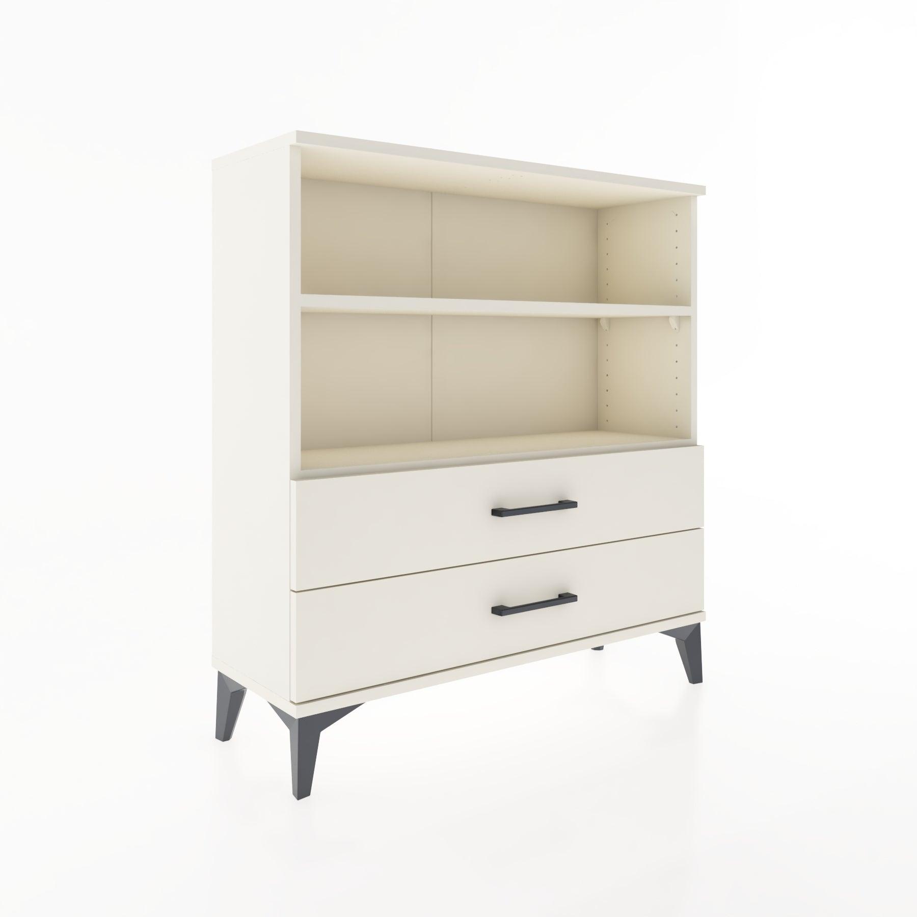 Woodntry Modular Dresser Moonstone 88x30x84 cm with Drawers and Shelves CR5-1