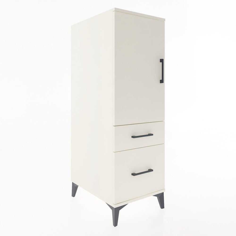 Woodntry Modular Cabinet Moonstone 44x30x122 cm with Doors and Drawers KC105-1