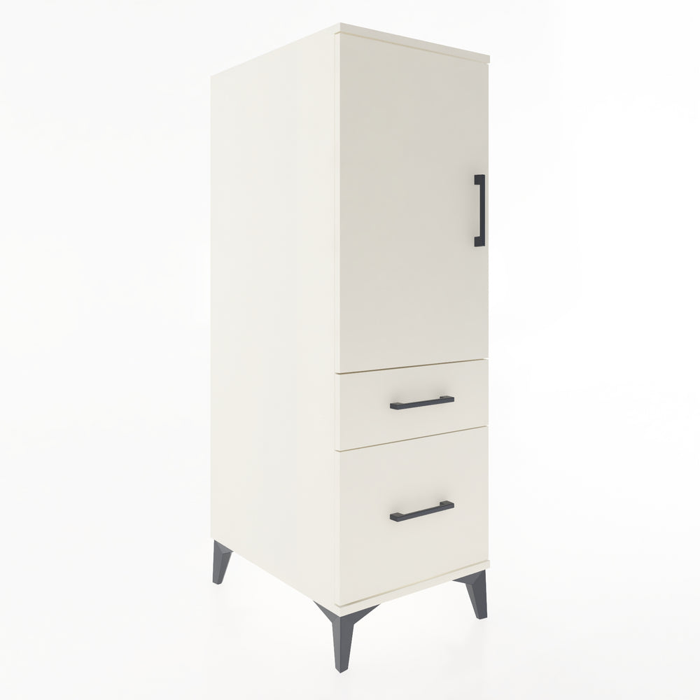 Woodntry Modular Cabinet Moonstone 44x59x122 cm with Doors and Drawers KC105-1