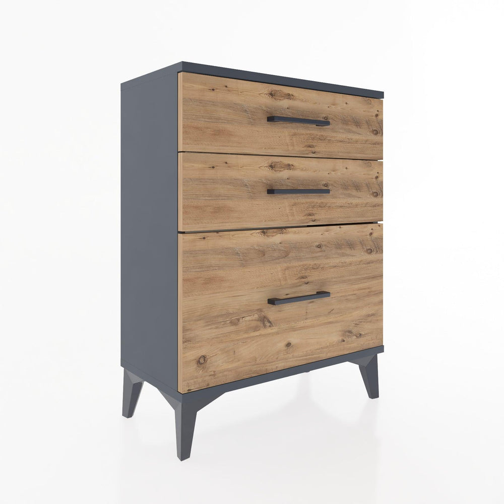 Woodntry Modular Nightstand Anthracite 60x30x68 cm Drawer C5-2
