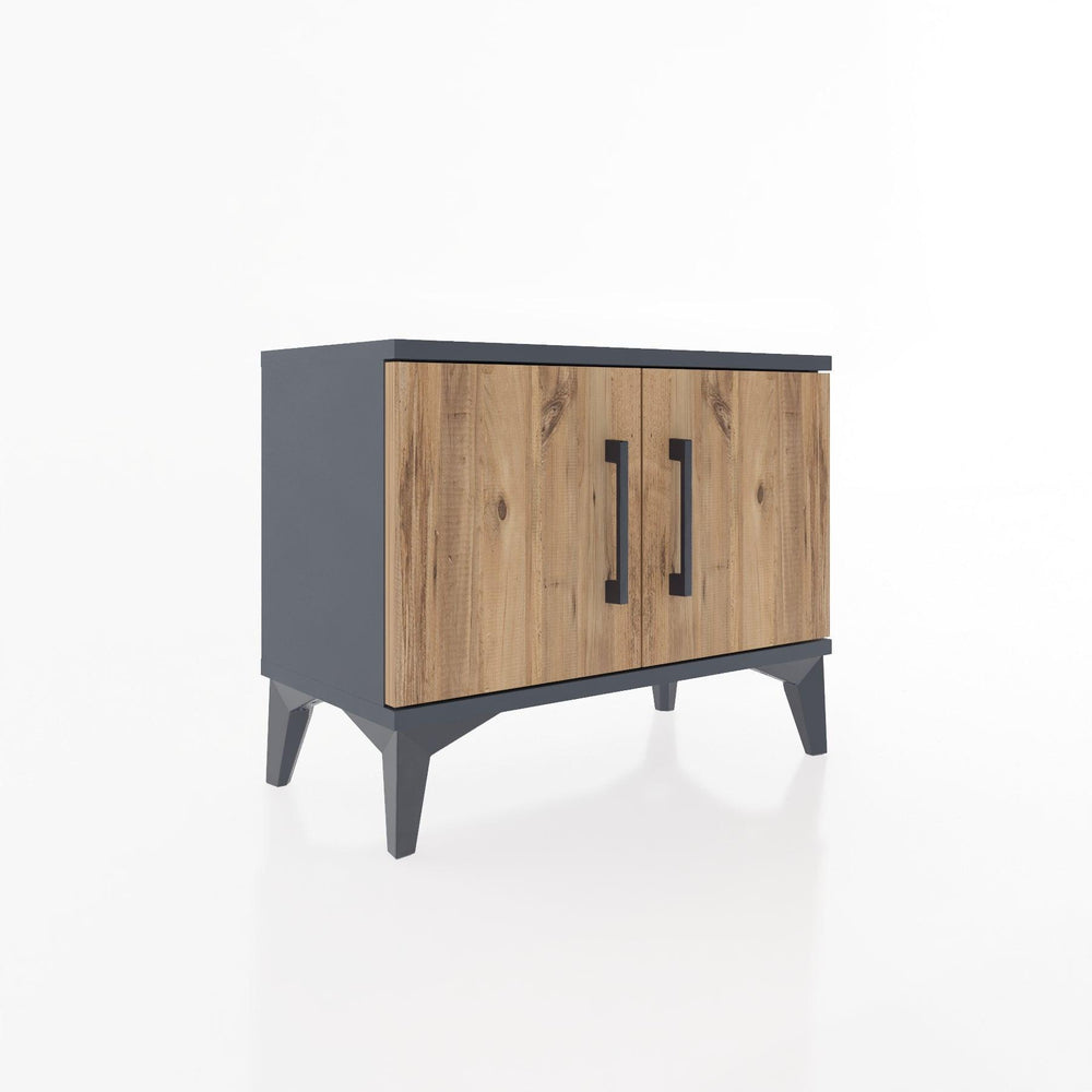Woodntry Modular Nightstand Anthracite 60x30x36 cm with Lid K5-2