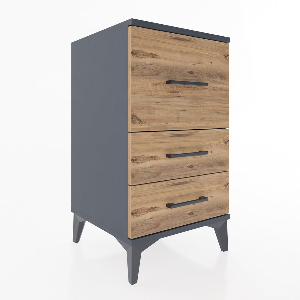 Woodntry Modular Nightstand Anthracite 44x44x68 cm Drawer C5-2