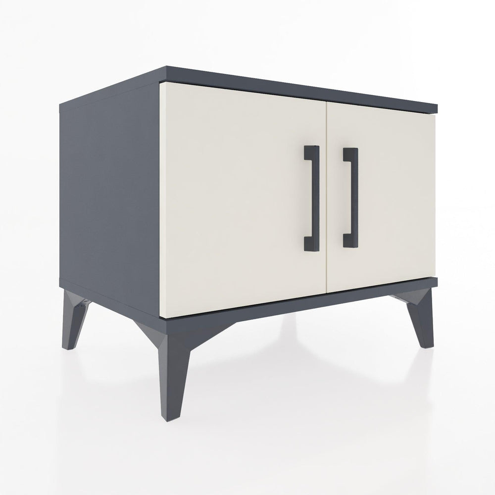 Woodntry Modular Nightstand Anthracite 60x44x68 cm Lidded K5-2