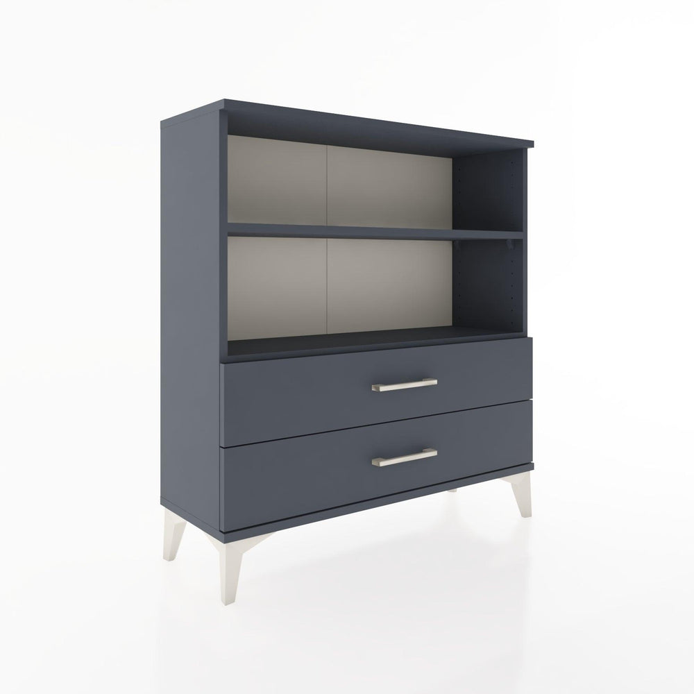 Woodntry Modular Dresser Anthracite 88x30x84 cm with Drawers and Shelves CR5-2