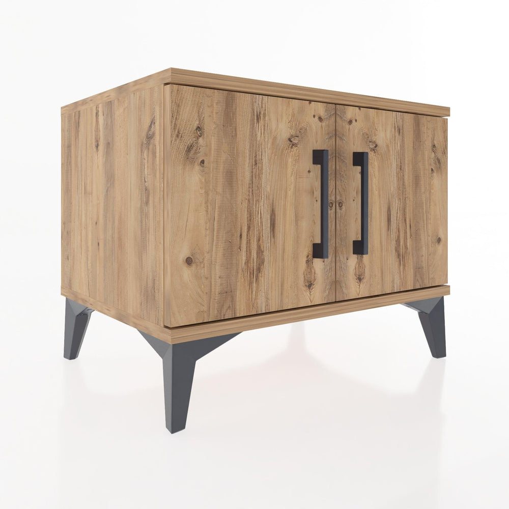 Woodntry Modular Nightstand Pine 60x44x68 cm With Cover K5-3