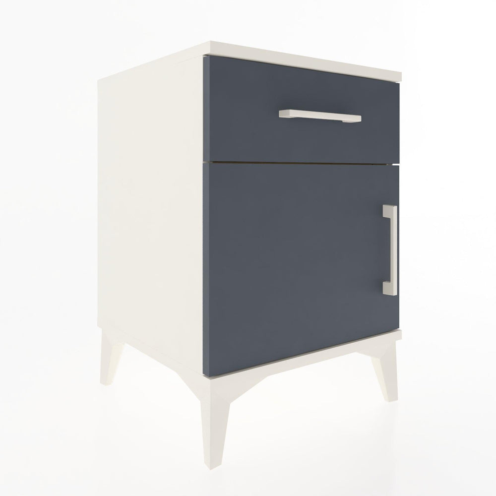 Woodntry Modular Nightstand Moonstone 44x44x52 cm with Cover and Drawer KC6-1