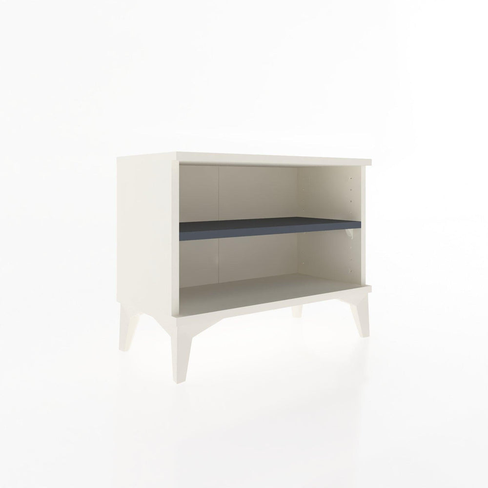 Woodntry Modular Nightstand Moonstone 60x30x36 cm with Shelf R6-1