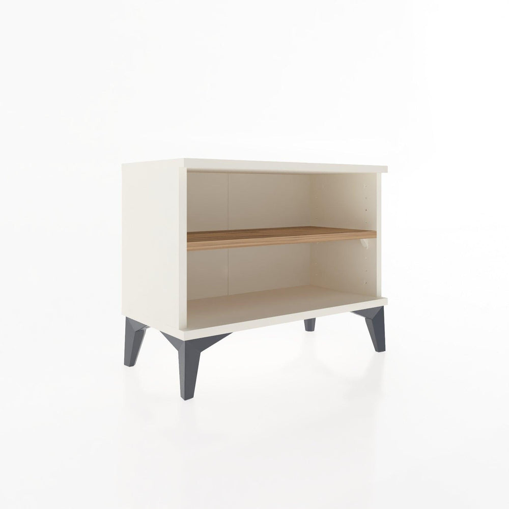 Woodntry Modular Nightstand Moonstone 60x30x36 cm with Shelf R6-1