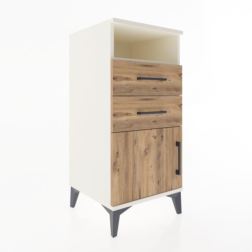 Woodntry Modüler Komodin Aytaşı 44x44x84 cm Fonksiyonel F50-1