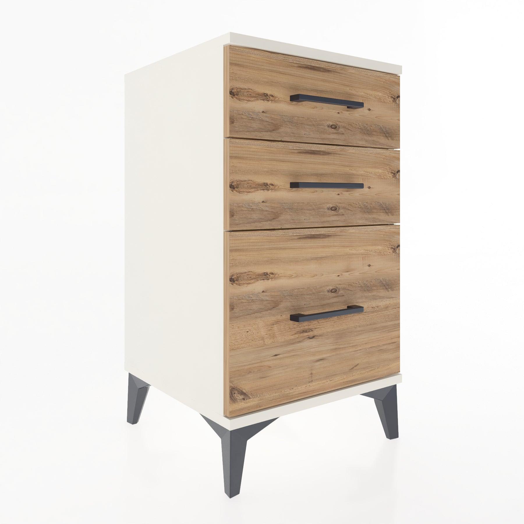 Woodntry Modular Nightstand Moonstone 44x44x68 cm Drawer C6-1