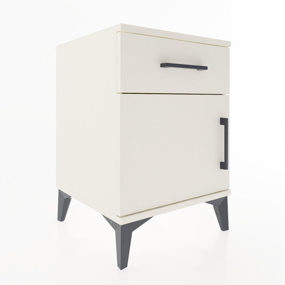 Woodntry Modular Nightstand Moonstone 44x44x52 cm with Cover and Drawer KC6-1