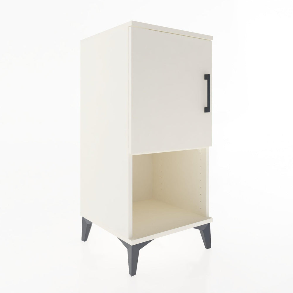 Woodntry Modüler Komodin Aytaşı 44x44x84 cm Kapaklı ve Raflı KR28-1